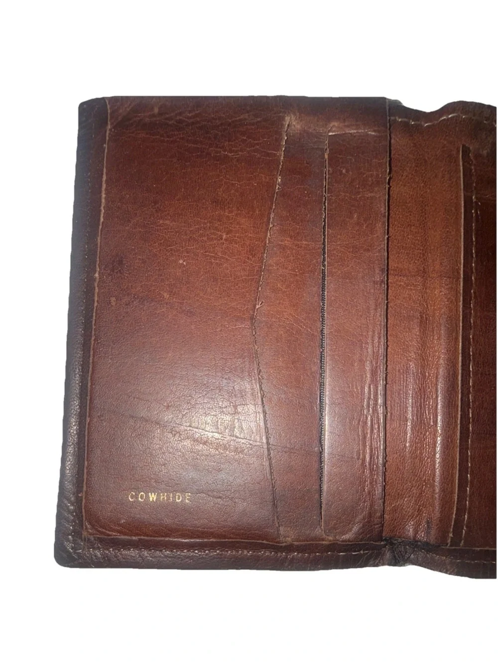 Rolfs Dark Brown Leather Compact Wallet